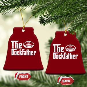 The Dockfather Ceramic Ornament Funny Boat Captain Dad Boating Humor Father's Day TS11 Print Your Wear