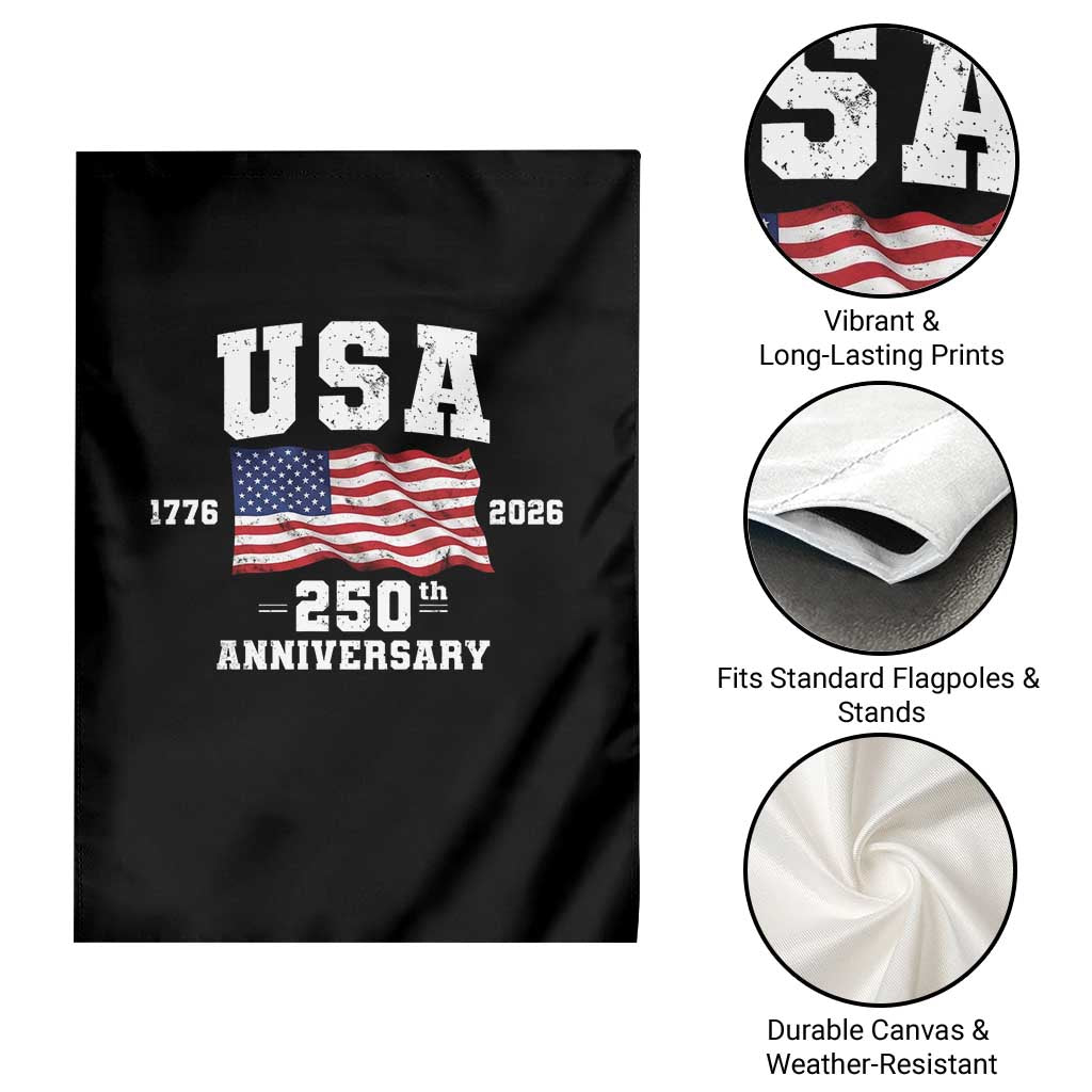 250th Anniversary USA 4th of July America US Flag Patriotic Garden Flag TS11 Print Your Wear