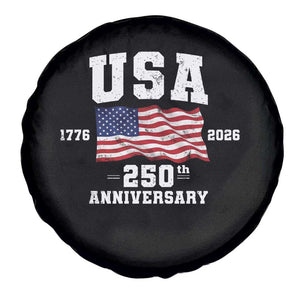 250th Anniversary USA 4th of July America US Flag Patriotic Spare Tire Cover TS11 Print Your Wear