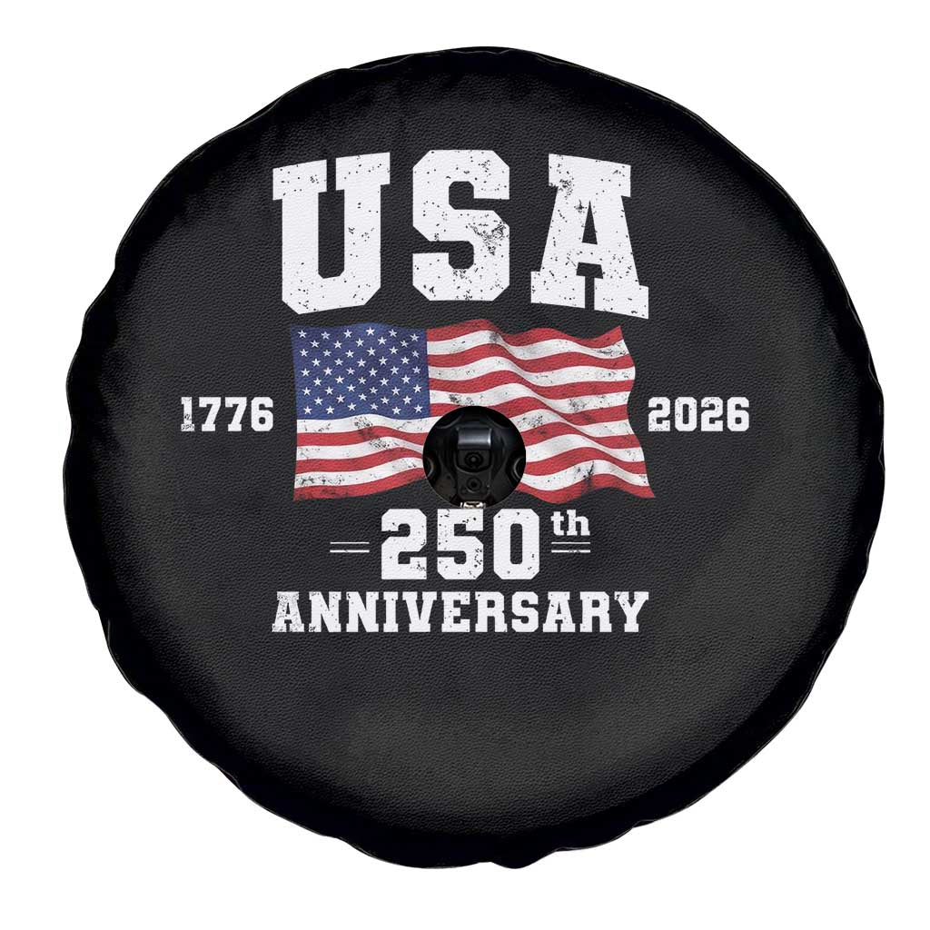 250th Anniversary USA 4th of July America US Flag Patriotic Spare Tire Cover TS11 Print Your Wear