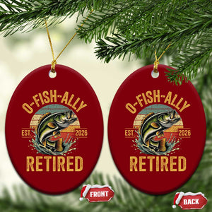 Fishing Retirement Ceramic Ornament O Fish Ally Retired 2026 Fisherman Gifts TS11 Print Your Wear