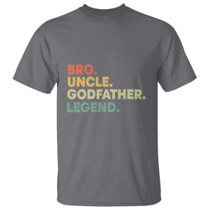 Funny Uncle Godfather Legend T Shirt Favourite Unc Family Relationship Father's Day TS11 Charcoal Print Your Wear