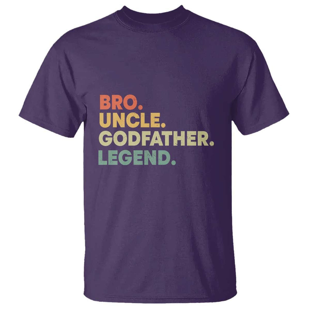 Funny Uncle Godfather Legend T Shirt Favourite Unc Family Relationship Father's Day TS11 Purple Print Your Wear