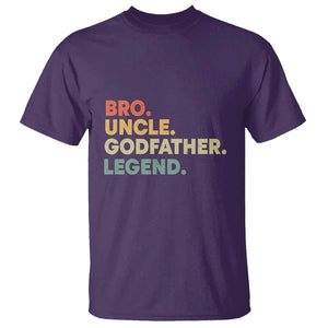 Funny Uncle Godfather Legend T Shirt Favourite Unc Family Relationship Father's Day TS11 Purple Print Your Wear