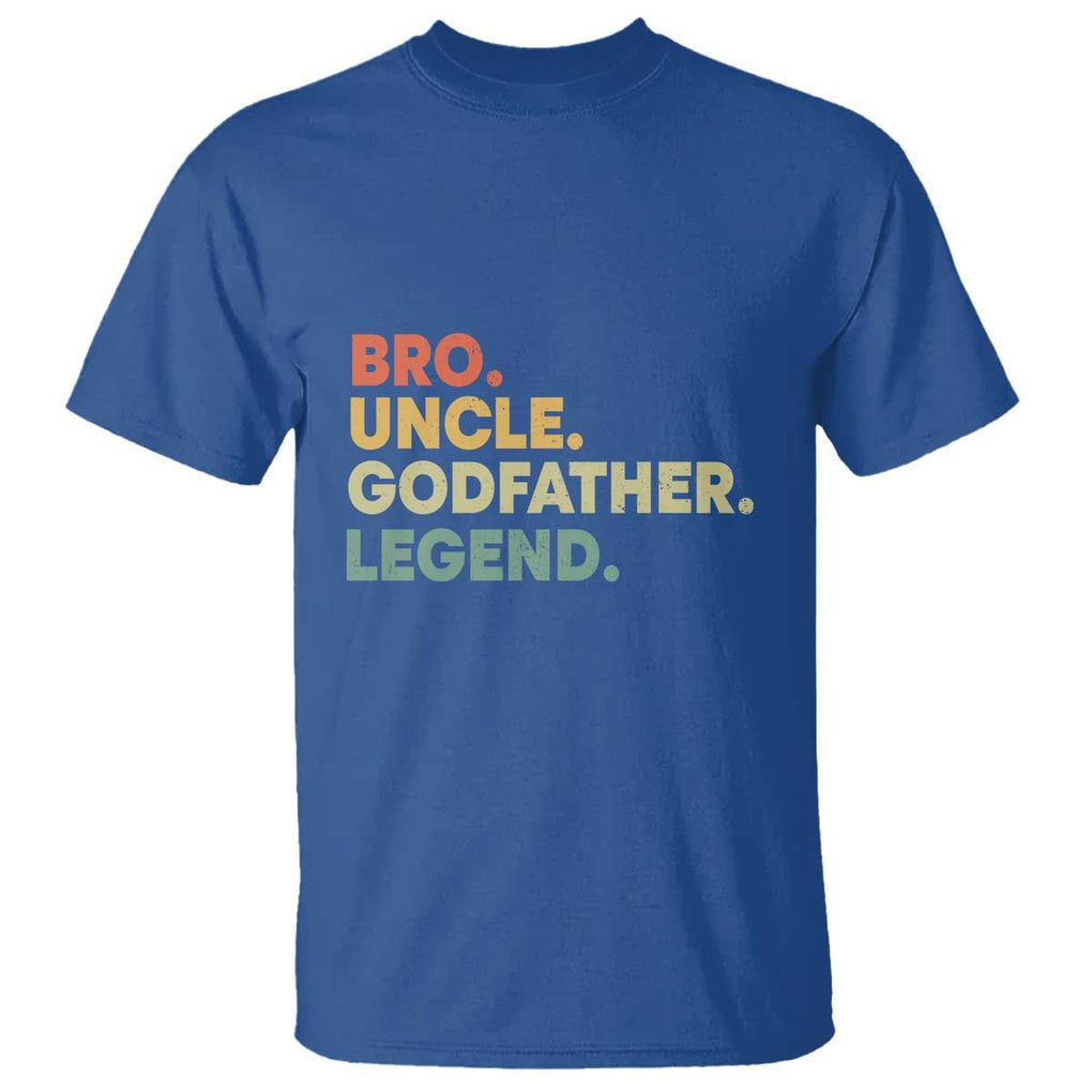 Funny Uncle Godfather Legend T Shirt Favourite Unc Family Relationship Father's Day TS11 Royal Blue Print Your Wear