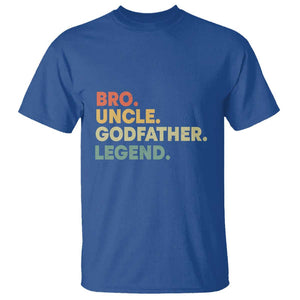 Funny Uncle Godfather Legend T Shirt Favourite Unc Family Relationship Father's Day TS11 Royal Blue Print Your Wear