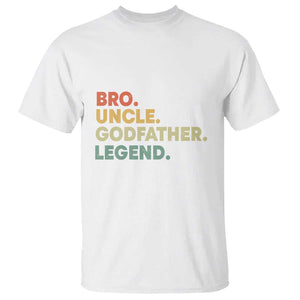 Funny Uncle Godfather Legend T Shirt Favourite Unc Family Relationship Father's Day TS11 White Print Your Wear