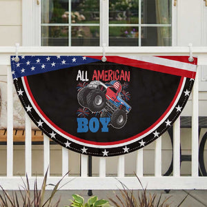 Funny All American Boy 4th Of July Patriotic Fan Flag Monster Trucks American Flag Fireworks TS11 2pcs pack Classic Black Print Your Wear