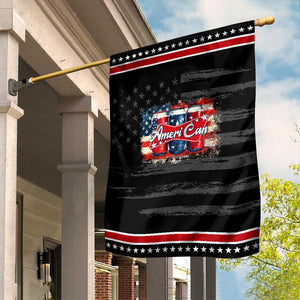 Funny AmeriCan Beer 4th of July Drinking Garden Flag American Flag USA Beer Can TS11 Distressed Black Red Print Your Wear