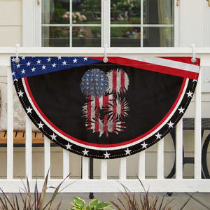 Funny American Fireworks July 4th US Flag Patriotic Fan Flag