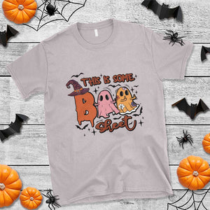Funny This Is Some Boo Sheet T Shirt Halloween Ghost Witch Hat TS11 Ice Gray Print Your Wear