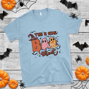 Funny This Is Some Boo Sheet T Shirt Halloween Ghost Witch Hat TS11 Light Blue Print Your Wear