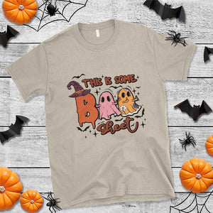 Funny This Is Some Boo Sheet T Shirt Halloween Ghost Witch Hat TS11 Sand Print Your Wear