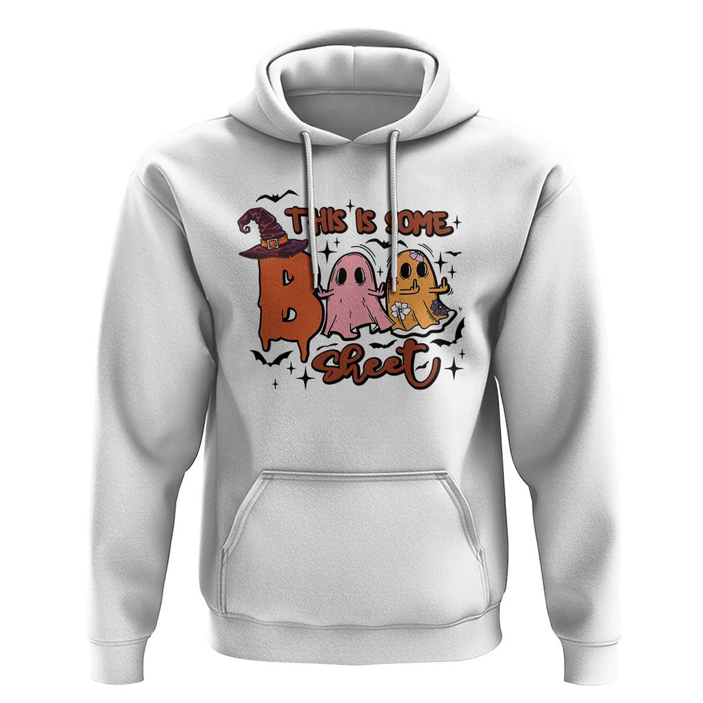 Funny This Is Some Boo Sheet Hoodie Halloween Ghost Witch Hat TS11 White Print Your Wear