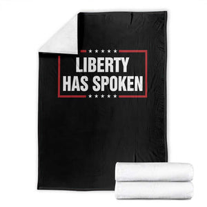 Liberty Has Spoken Funny Basketball Pointing Meme Throw Blanket TS11 Black Print Your Wear