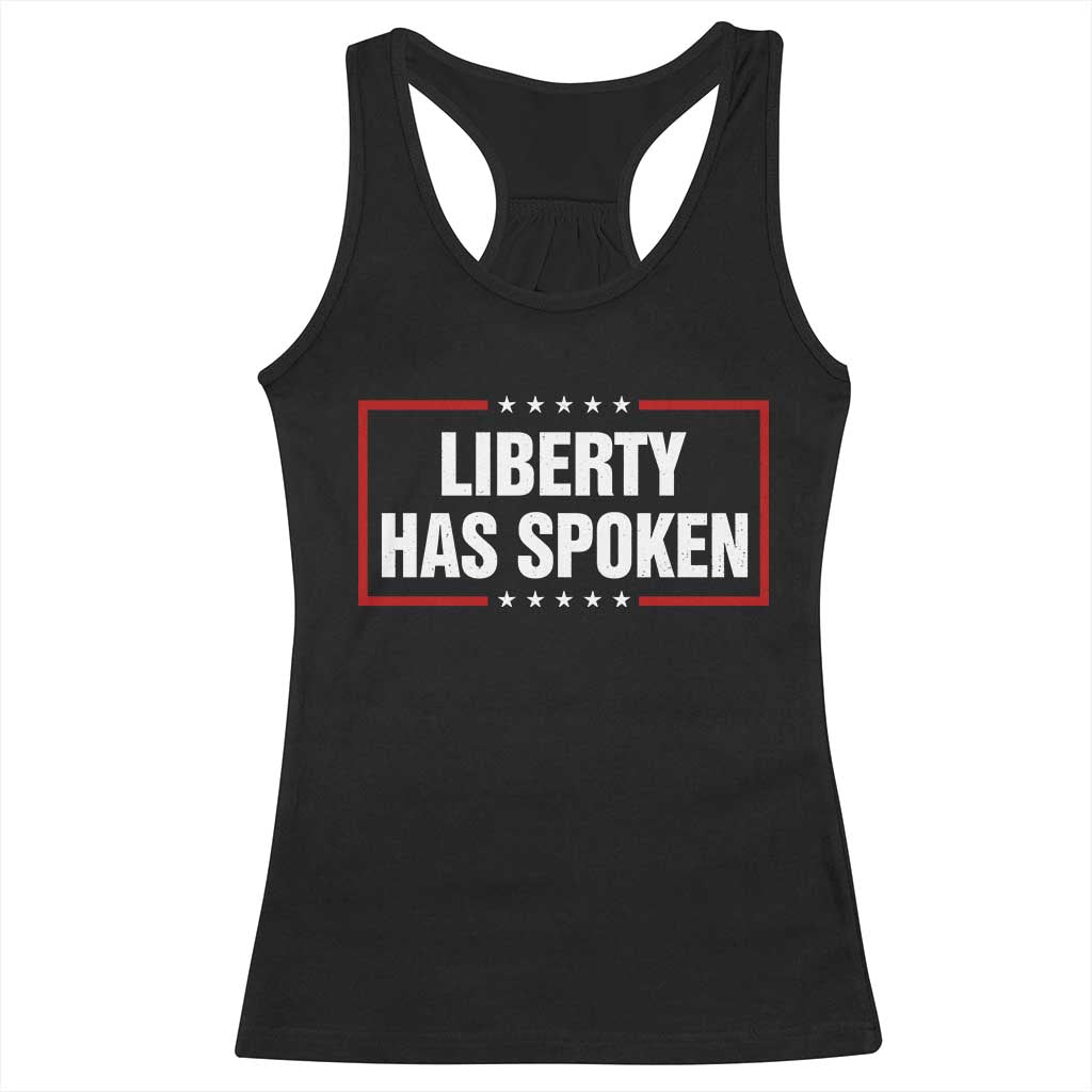Liberty Has Spoken Funny Basketball Pointing Meme Racerback Tank Top