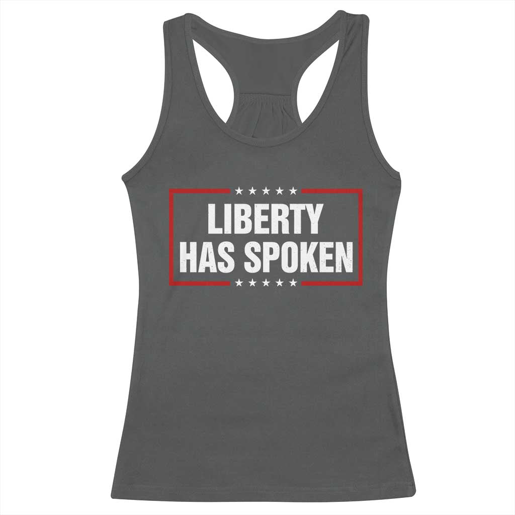 Liberty Has Spoken Funny Basketball Pointing Meme Racerback Tank Top