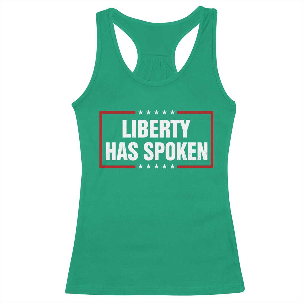 Liberty Has Spoken Funny Basketball Pointing Meme Racerback Tank Top