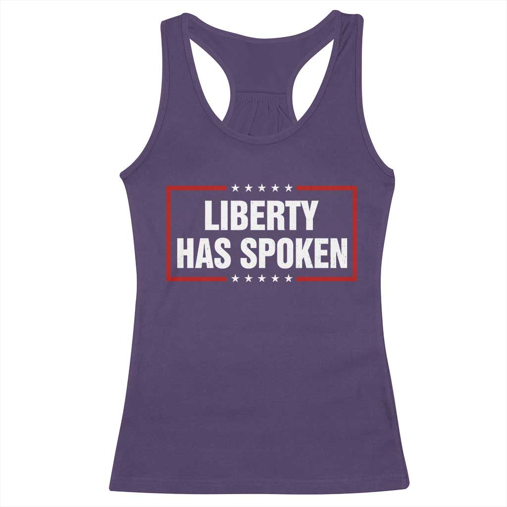 Liberty Has Spoken Funny Basketball Pointing Meme Racerback Tank Top