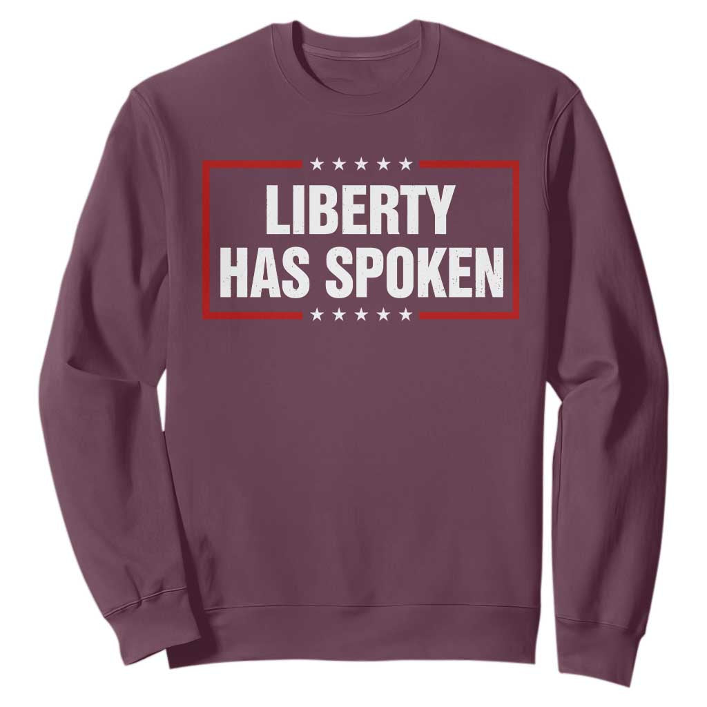 Liberty Has Spoken Funny Basketball Pointing Meme Sweatshirt