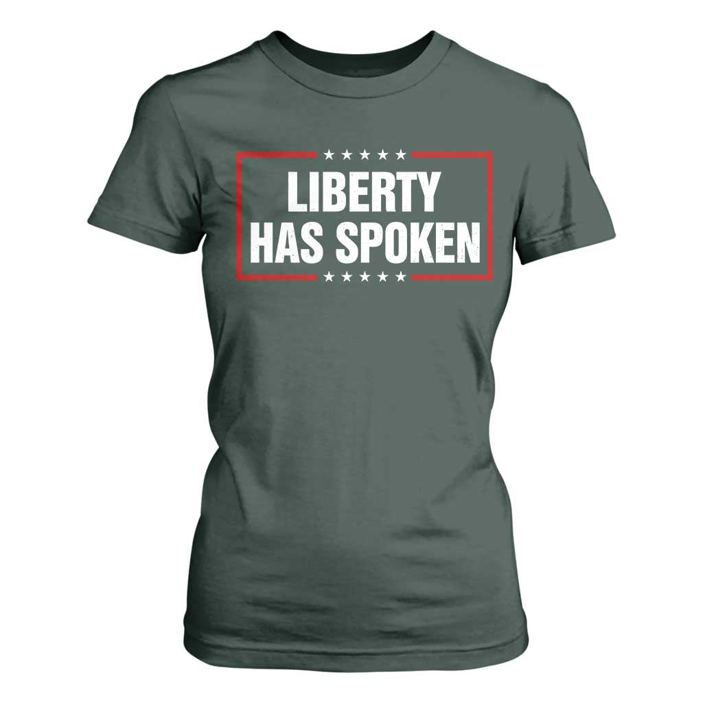 Liberty Has Spoken Funny Basketball Pointing Meme T Shirt For Women