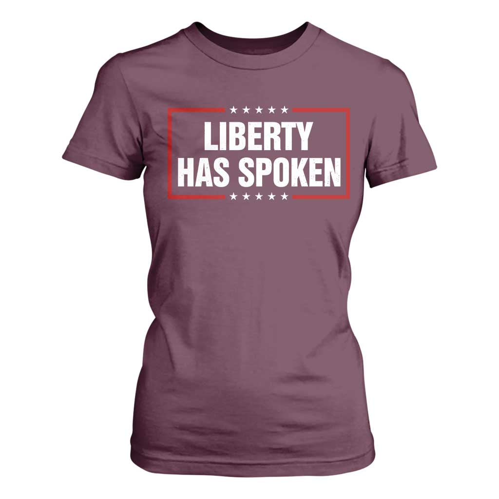 Liberty Has Spoken Funny Basketball Pointing Meme T Shirt For Women