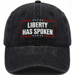 Liberty Has Spoken Funny Basketball Pointing Meme Washed Cotton Baseball Cap