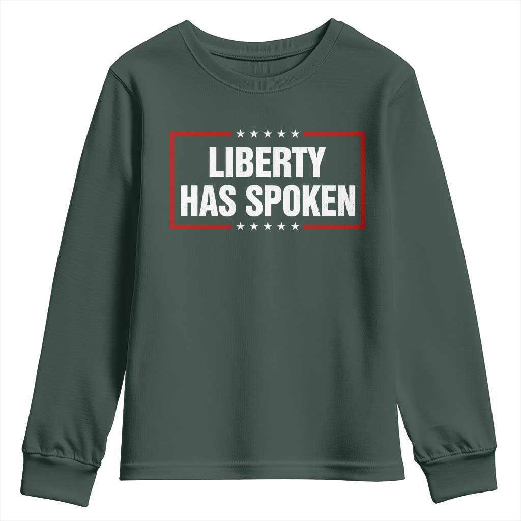 Liberty Has Spoken Funny Basketball Pointing Meme Youth Sweatshirt
