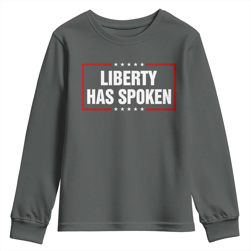 Liberty Has Spoken Funny Basketball Pointing Meme Youth Sweatshirt