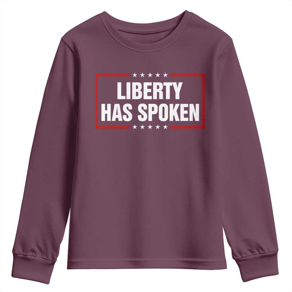 Liberty Has Spoken Funny Basketball Pointing Meme Youth Sweatshirt