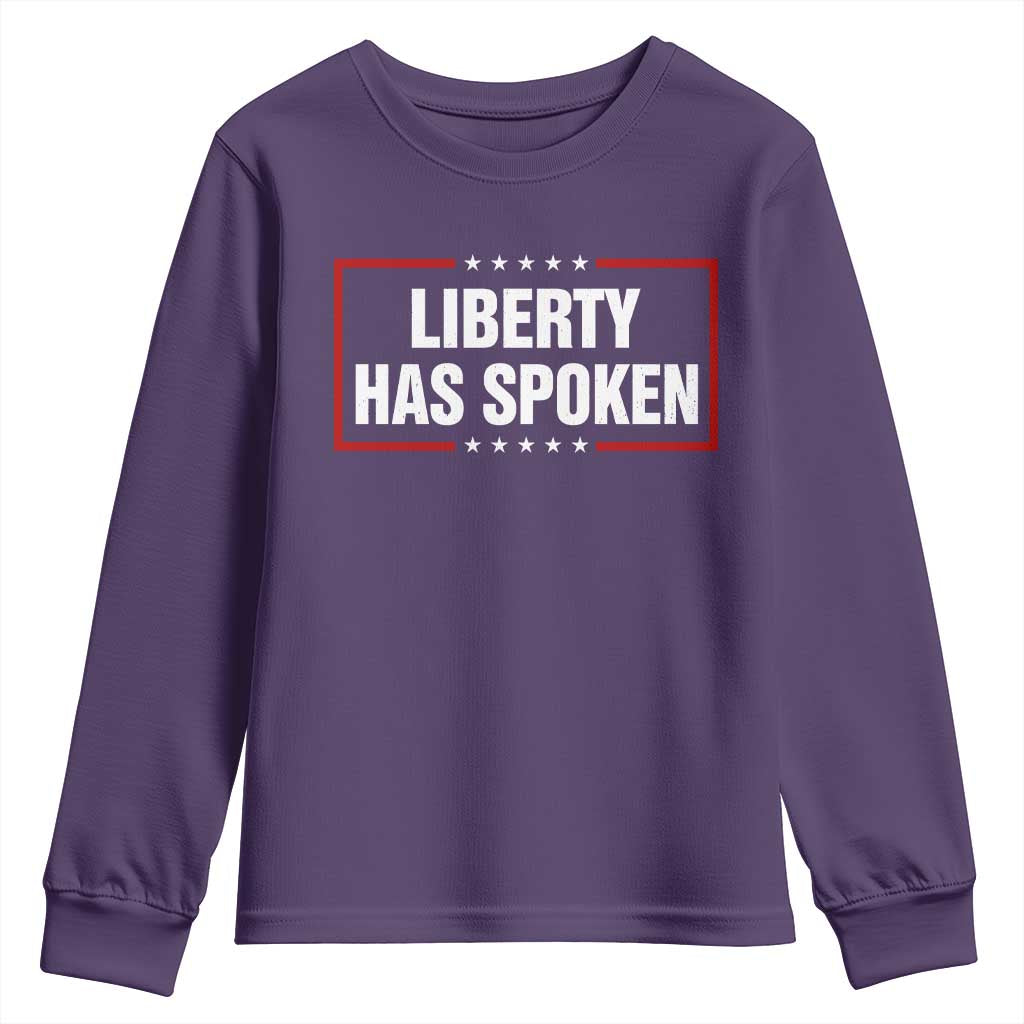 Liberty Has Spoken Funny Basketball Pointing Meme Youth Sweatshirt