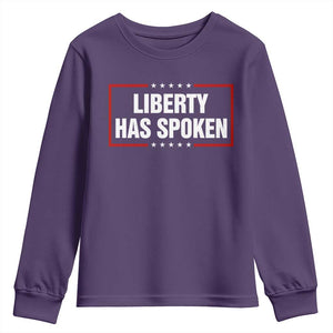 Liberty Has Spoken Funny Basketball Pointing Meme Youth Sweatshirt