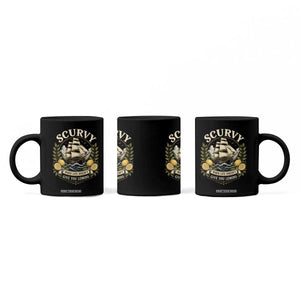 Scurvy When Life Doesnt Give You Lemons Coffee Mug Funny Pirate Lemon Vitamin C