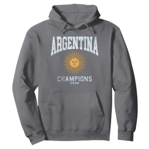Argentina Champions 2026 Hoodie Argentinian Pride Vintage Sol De Mayo
