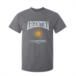 Argentina Champions 2026 T Shirt For Kid Argentinian Pride Vintage Sol De Mayo
