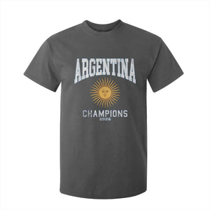 Argentina Champions 2026 T Shirt For Kid Argentinian Pride Vintage Sol De Mayo