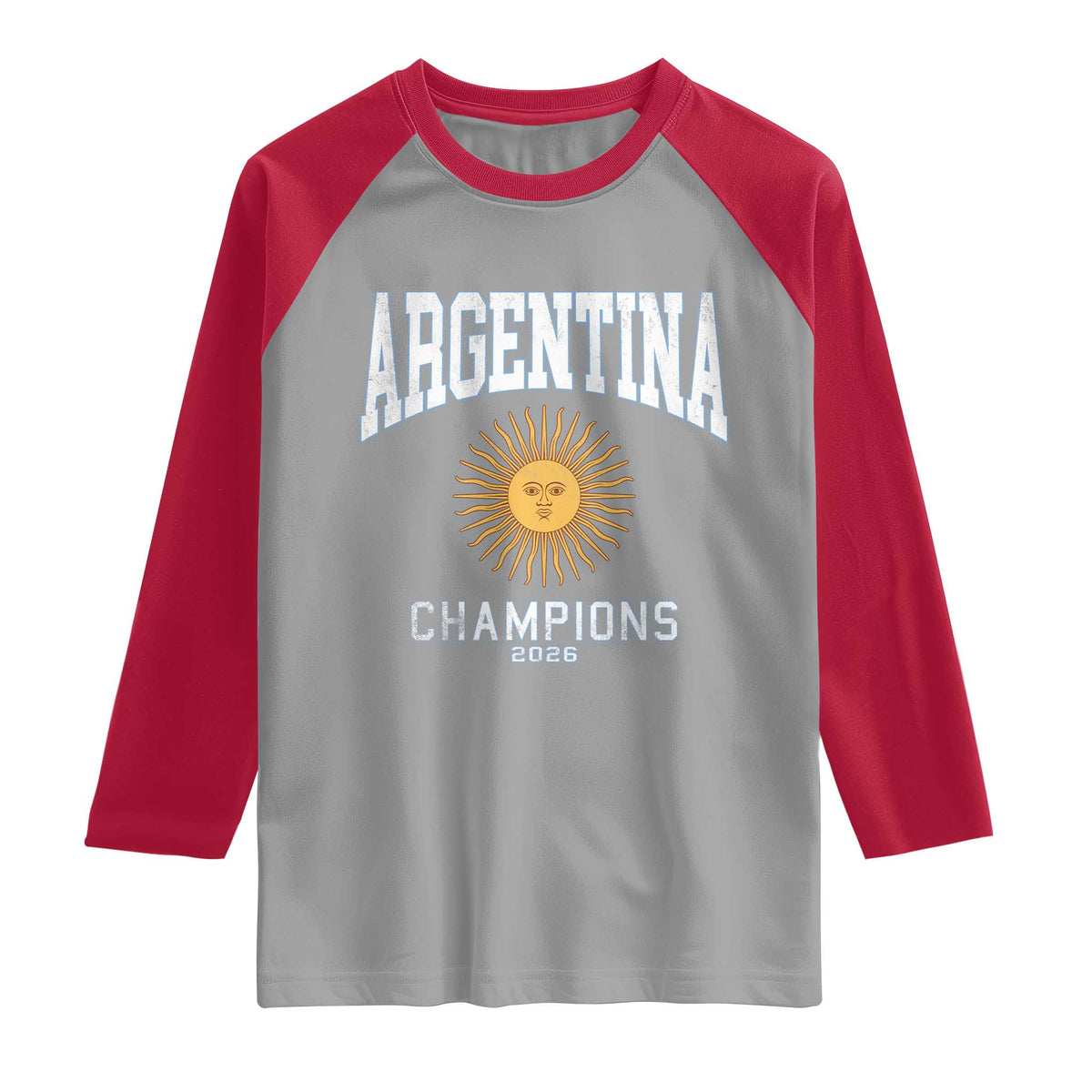 Argentina Champions 2026 Raglan Shirt Argentinian Pride Vintage Sol De Mayo