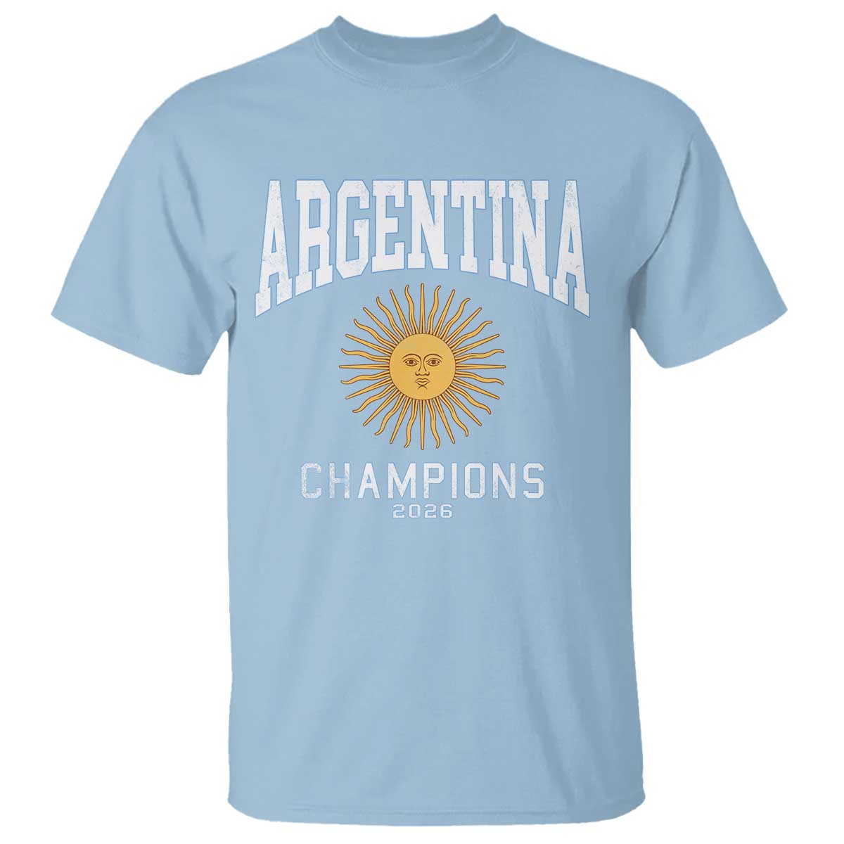 Argentina Champions 2026 T Shirt Argentinian Pride Vintage Sol De Mayo