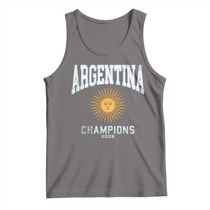 Argentina Champions 2026 Tank Top Argentinian Pride Vintage Sol De Mayo