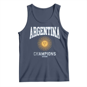 Argentina Champions 2026 Tank Top Argentinian Pride Vintage Sol De Mayo