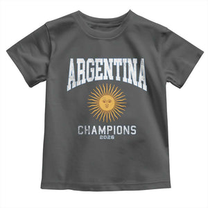 Argentina Champions 2026 Toddler T Shirt Argentinian Pride Vintage Sol De Mayo