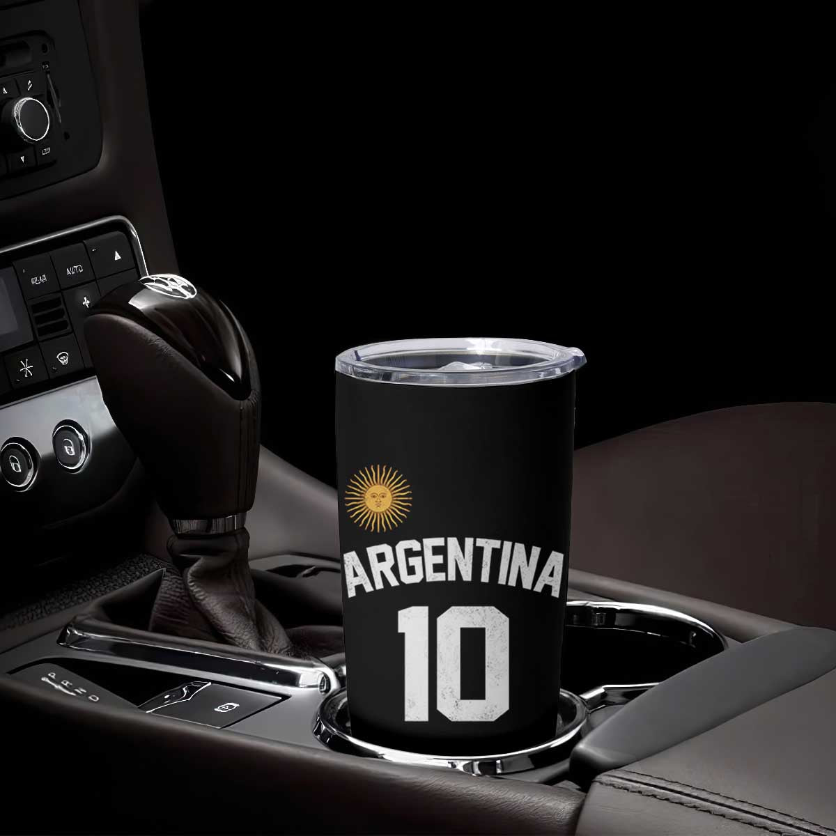 Argentina Football Number 10 Jersey Style Tumbler Cup Soccer Fan TS11 Print Your Wear