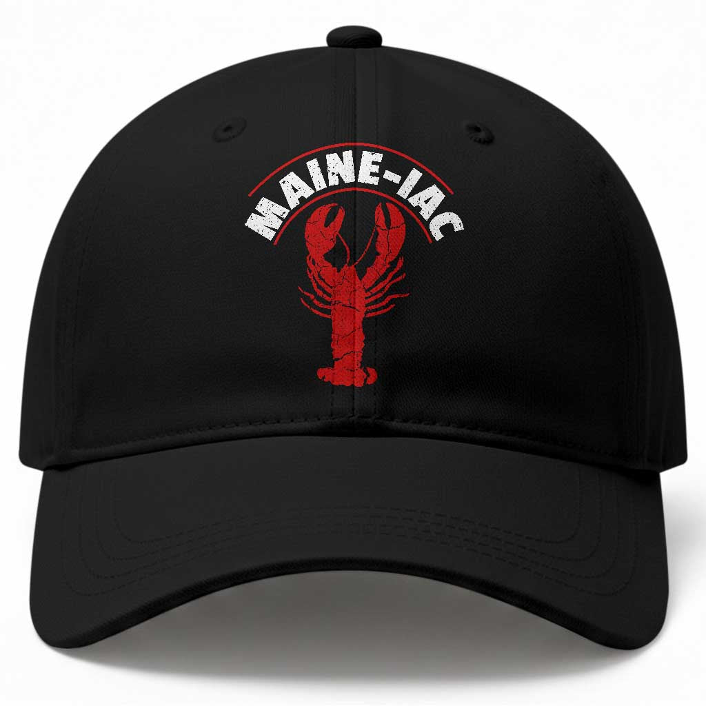 Maine Lobster Baseball Cap Funny Maine iac Lobstering Fisherman TS11 Print Your Wear