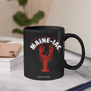 Maine Lobster Coffee Mug Funny Maine iac Lobstering Fisherman