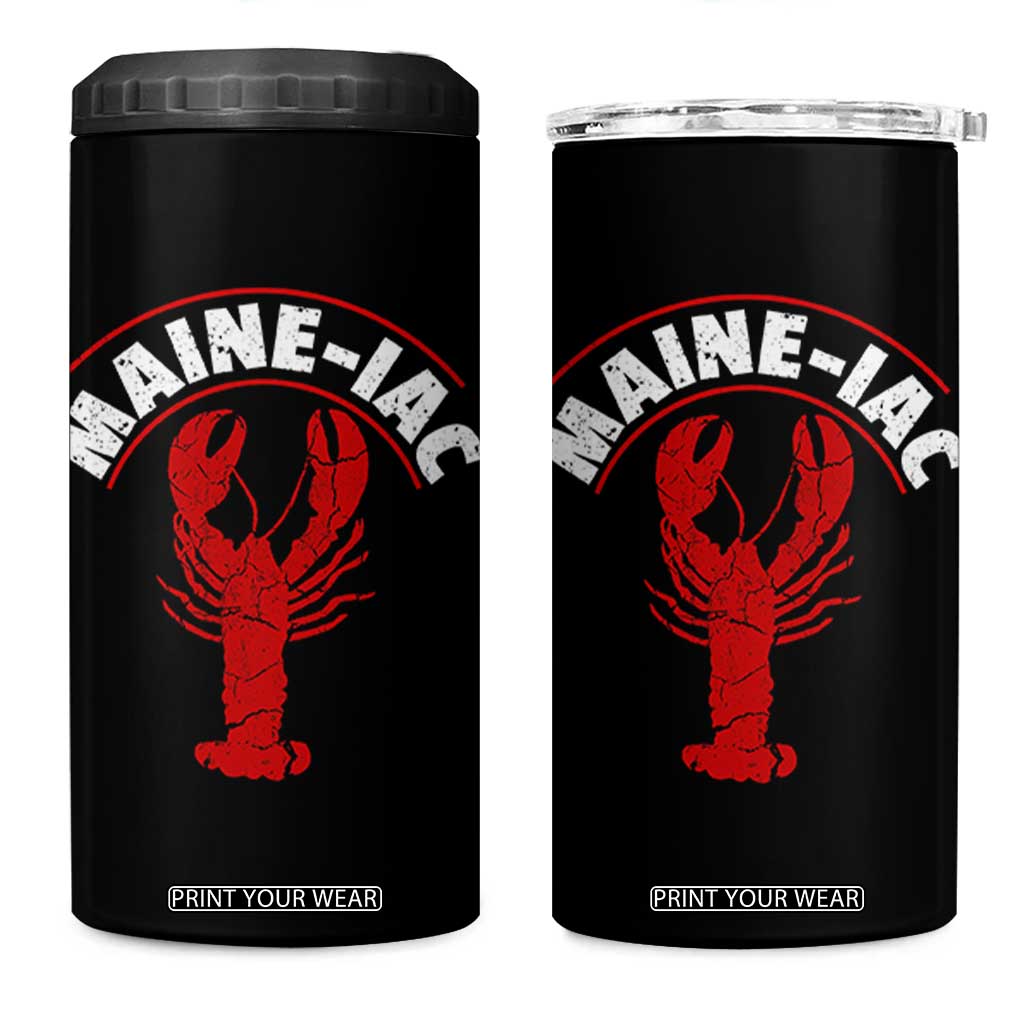 Maine Lobster 4 in 1 Can Cooler Tumbler Funny Maine iac Lobstering Fisherman