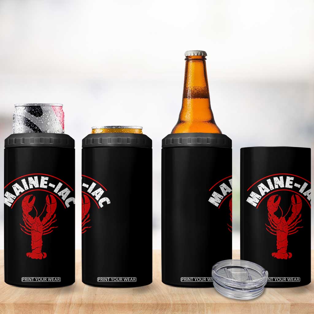 Maine Lobster 4 in 1 Can Cooler Tumbler Funny Maine iac Lobstering Fisherman