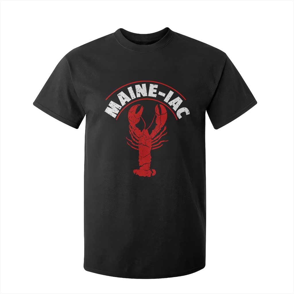 Maine Lobster T Shirt For Kid Funny Maine iac Lobstering Fisherman TS11 Black Print Your Wear