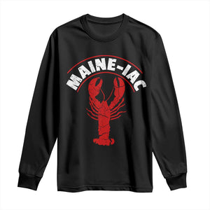 Maine Lobster Long Sleeve Shirt Funny Maine iac Lobstering Fisherman