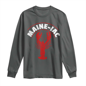 Maine Lobster Long Sleeve Shirt Funny Maine iac Lobstering Fisherman