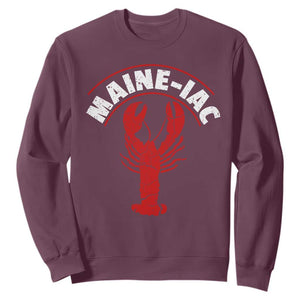 Maine Lobster Sweatshirt Funny Maine iac Lobstering Fisherman
